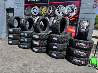 275-60-20 all terrain Tires 750$ Installed