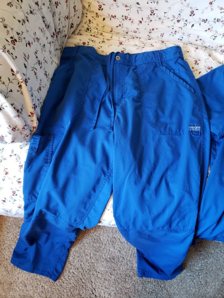 Men's LARGE Cherokee Workwear Revolution Scrubs Pants