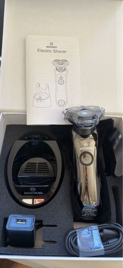 MOOSOO Electric Shaver with Charging Dock