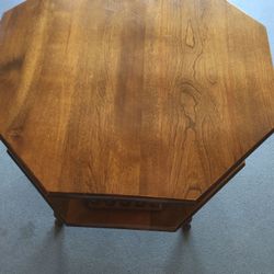 Heavy, Hard Rock Maple Table.