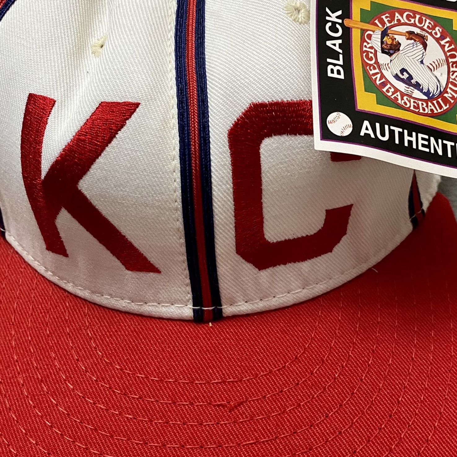 Negro League Baseball Hat 1947 KC Monarchs Suthentic Hat From 1990s
