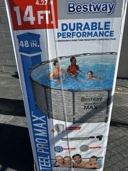 14ft 48in Pool Set Frame | Grey Stone