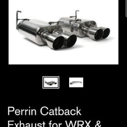2008 - 2014 Subaru Wrx / Sti 
Perrin Exhaust System 