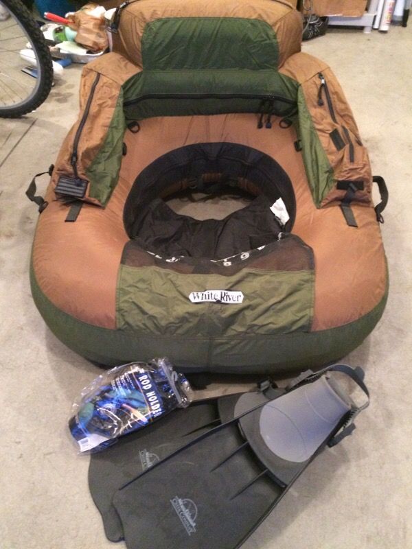 White river fishing float tube bundle