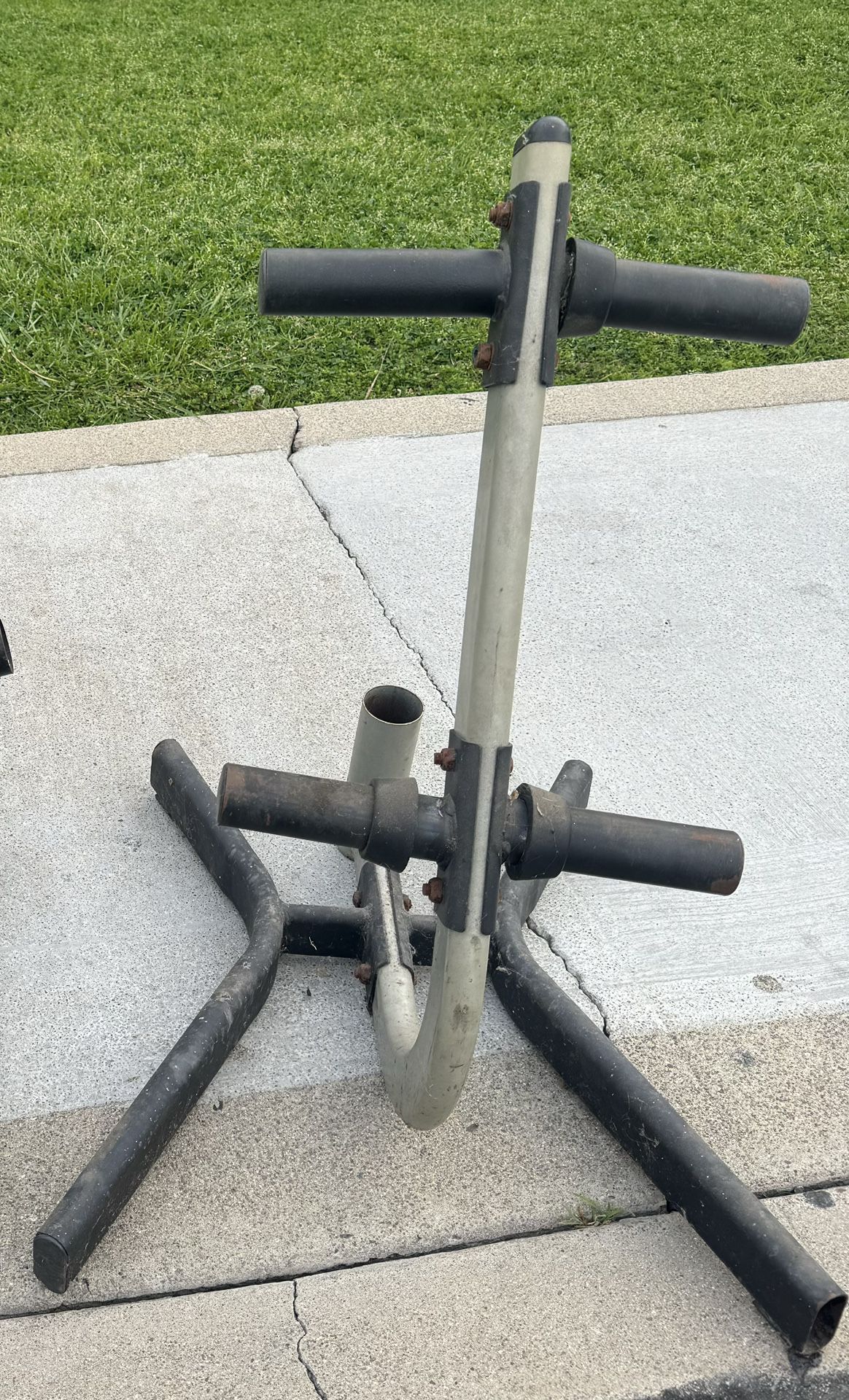 Olympic Weight Stand And Bar Holder 