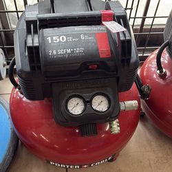 Porter Cable 150 PSI 6 Gallon Air Compressor 2.6 SCFM