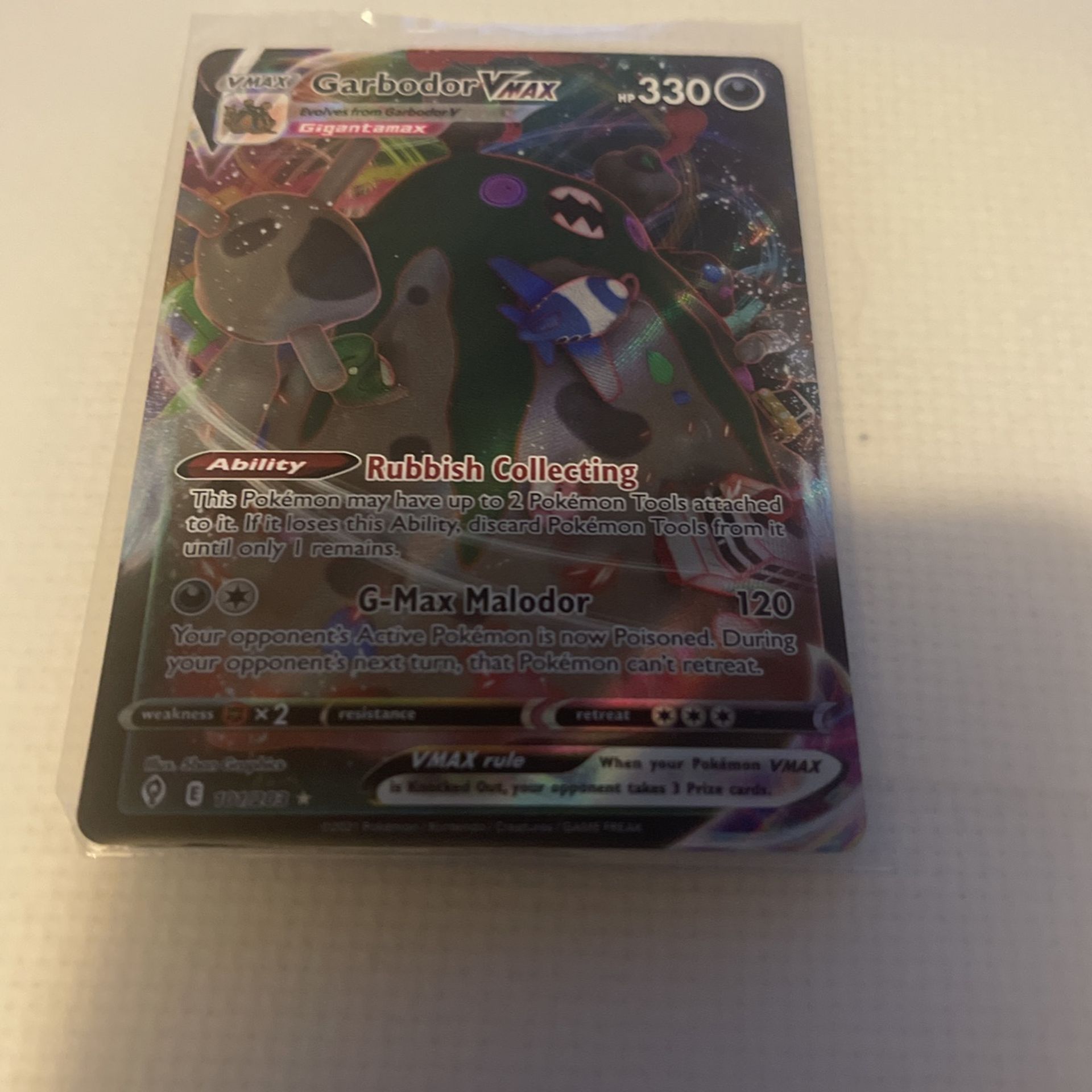 Pokémon Garbodor Vmax 101/203