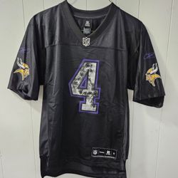 Minnesota Vikings NFL Team Apparel Reebok Stitched Jersey Bret Favre Size Small Great Condition 