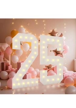 Numbers light 25
