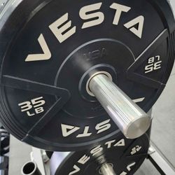 NEW Bumper Plates, Rubber Olympic Weights, Home Gym Weight Set, Folding Squat Rack, Adjustable FID Bench Press, Stall Mats, Rubber Flooring 
