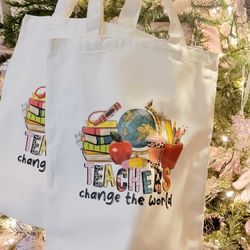 Teacher Tote Bag
