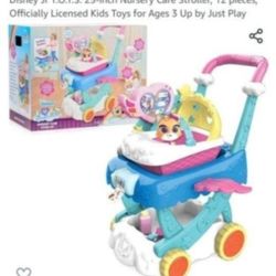 New Is Box Disney Junior T.O.T.S 25 Inch Nursery Care Stroller 12 Pcs Toy Jugete De Nina Nuevo Carriola  