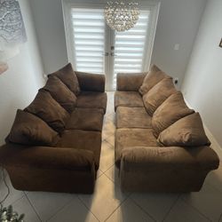 2 Sofas For Sale Very Good Condition 