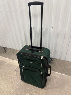 Travel Pro Smaller carry on luggage . On wheels 23” high .$30