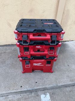 Milwaukee PACKOUT 3 piece stack $200or best offer
