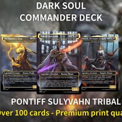 Mtg Dark Souls Edh Pirate Tribunal Proxy Deck Magic The Gathering Commander 
