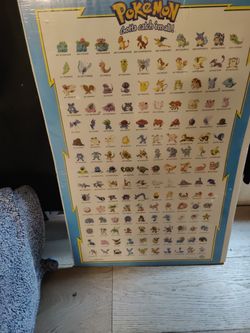 1995 POSTER - NEW - POKEMON - GOTTA CATCH 'EM ALL!