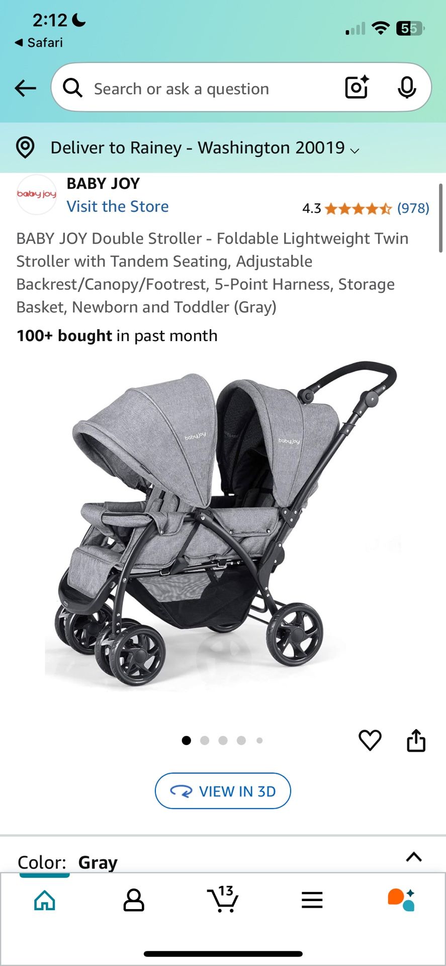 Double stroller