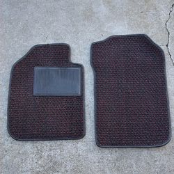 Porsche 911 Coco Mats - Red/Black