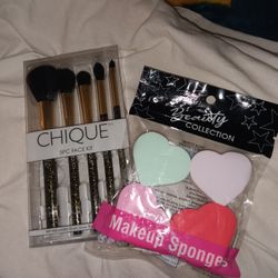 Makeup Brushes And Sponges 