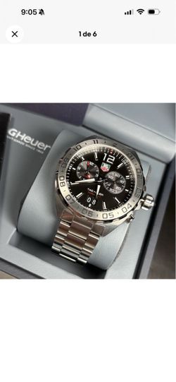 TAG Heuer Formula 1 Quartz Chronograph Alarm 42mm Black Dial, Box & Papers
