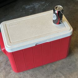Coleman Cooler Box Red