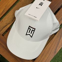 NEW! Rare Nike TW Tiger Woods x Malbon Golf Hat | DH1344-025 | Dri-FIT ADV M/L