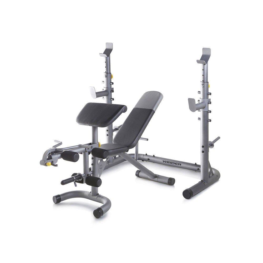 Weight Bench With Bar Stand