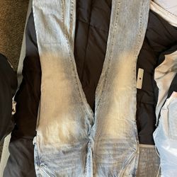Men’s Mnml flared jeans