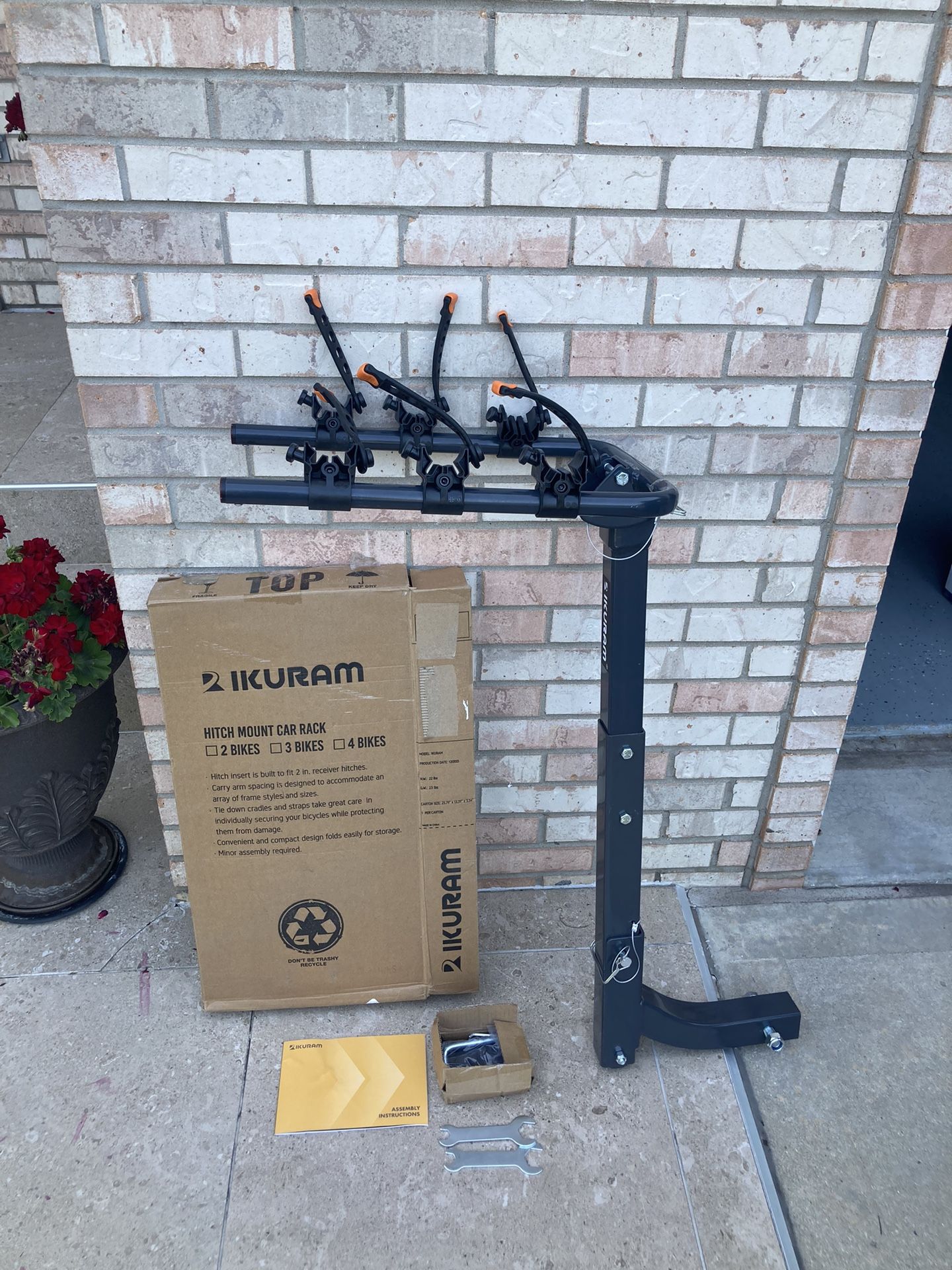 new bike rack (holds 3)