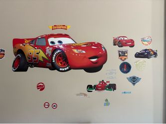 Disney Cars themed wall decals