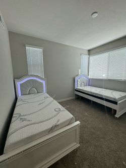 1 Twin Bed + Mattress For Sale