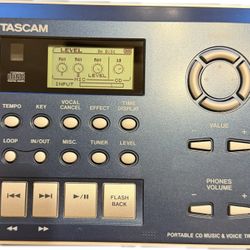 TASCAM CD-VT2 Vocal CD Trainer - Blue
