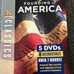 5 DVD Set-History Channel The Founding Of America Collection: Founding Fathers 