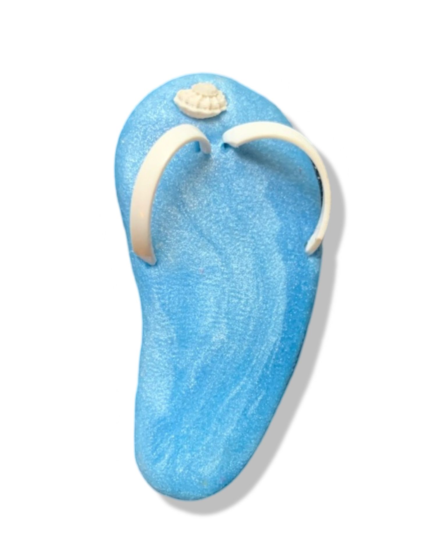 Fimo Clay Flip Flop Pin 2”