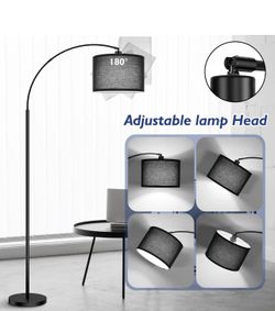 Arc Floor Lamps for Living Room, Modern Standing Lamp 6ft 