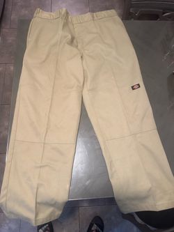 Title: 2 Pairs Men’s Dickies Double Knee Work Pants – 40×30 – Khaki & Gray-$20