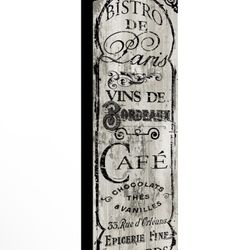 10x32  'Paris Bistro I' Wall Art