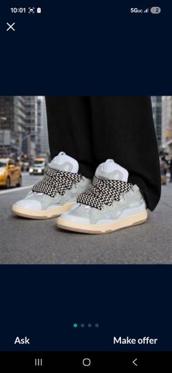 Lanvin Paris CURB SNEAKER 10 US mens