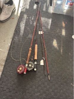 Fly Fishing Rods with Reels – Set of 2 and lures
