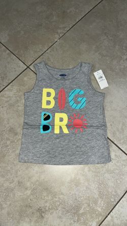 Old Navy Toddler Boy’s Big Bro Sleeveless T-Shirt, Size 12-18 Months
