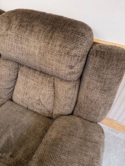 Large Brown Reclining Sectional Sofa – Excellent Condition