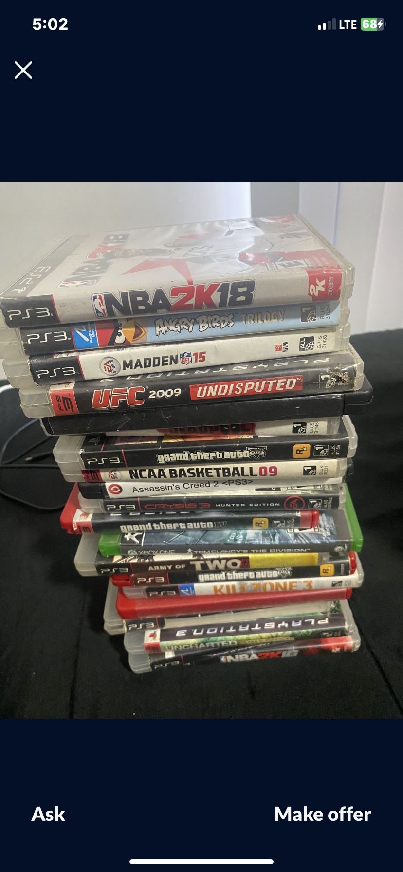  21 PS3  Games