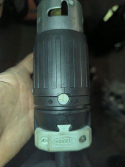 Hubbell 50A 250v 3-prong twist and lock