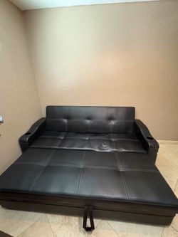 Leather Futon/couch