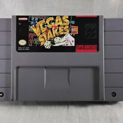 Vegas Stakes Super Nintendo Game Cartridge Only (1993)