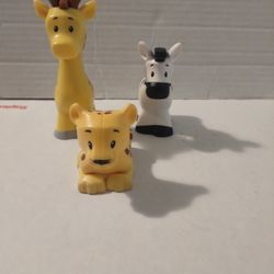 Fisher Price Little People Leopard Zebra Giraffe