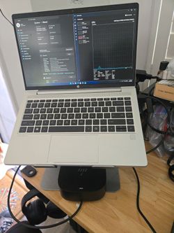 HP Probook 445 G8 (14-inch) /w HP 120W docking station