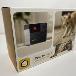 Petcube Play 2 Wi-Fi Pet Camera with Laser Toy for Cats & Dogs