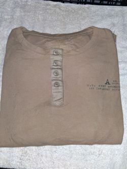 U.S. Army 1st Infantry Division Henley Thermal Shirt